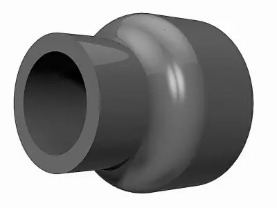 PVC Reducing Sockets Free 3D model