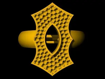 Antique Ring 3dm file 3D print model