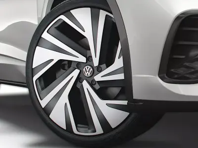 VW ID5 PRO 2022 wheel 3D model