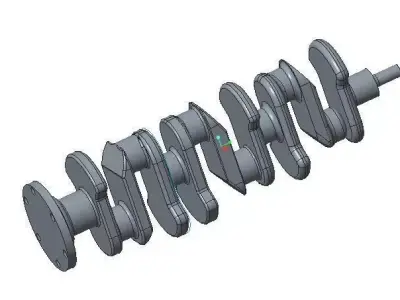 Crank shaft 3D model order