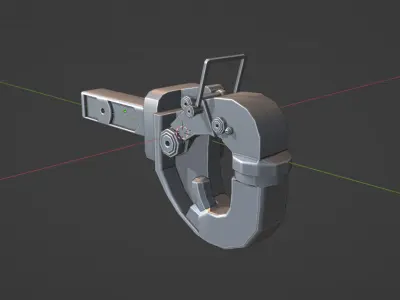 pintle hitch 3d printing product model 3D print model