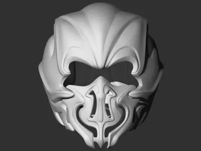 Fantasy Medieval Helmets  3D model buy