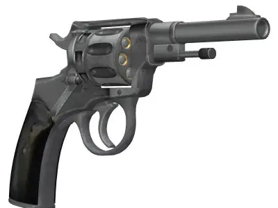 Nagant M1895 3D model