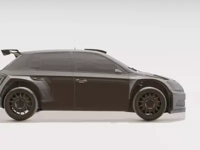 Speedy Rally Buggy Toy 3D Printable Cartoon Rally Car for Kids 3D print model