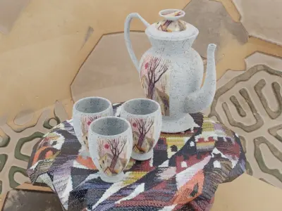 Tea Ceremony in the Old Sity 3D model