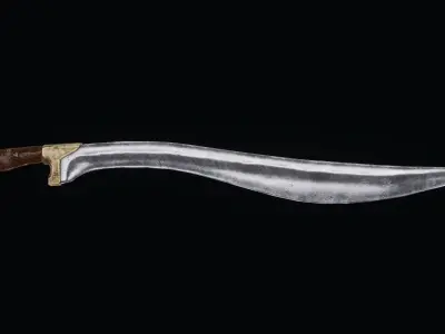 Sword of Alexander the Great Low-poly 3D model