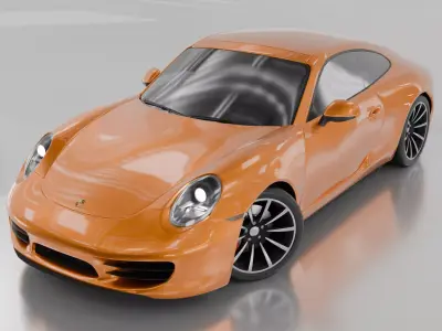Porsche 911 Carrera Car Free 3D model