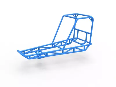 Frame for water pumper Sand buggy Scale 1 to 25 3D print model