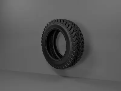 tire model Low-poly 3D model