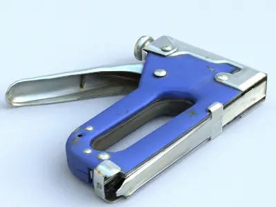 Stapler Low Poly Low-poly 3D model