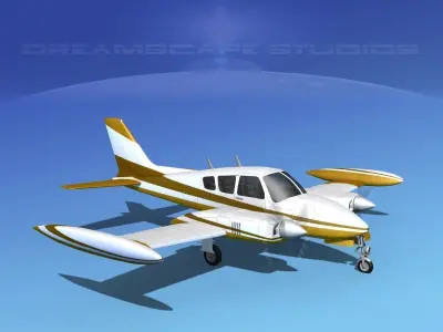 Cessna 320 Skyknight V05 3D model
