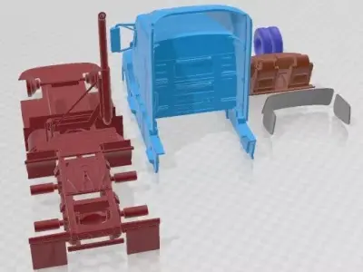 Volvo VAH 630 2012 Printable Truck 3D print model