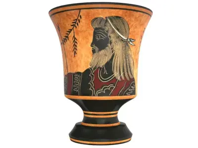 Pythagora Cup - Ancient Greek Pottery 3D model
