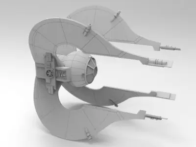 Clawcraft from Star Wars movie 3D model