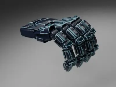 robot hand 3D model buy