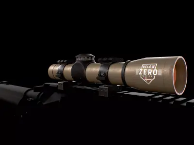 Scope TaS x16 Low-poly 3D model