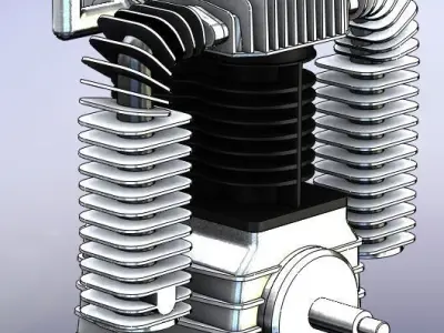 AIR COMPRESSOR CHINOOK K-30 Free 3D model