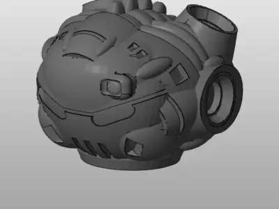 CHIBI-TECH SD - GRIM CORE 3D print model