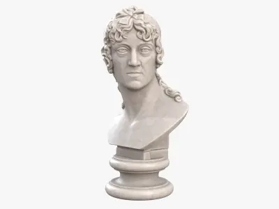 Jacqueline Schubart Bust 3D model