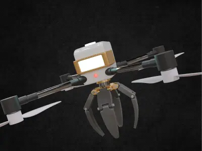 Drone 3D model by prem-chaiyawat from CGTrader