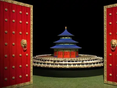 Chinese Beijing temple of heaven  3D model purchase