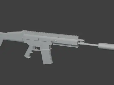 Scar-L black model3D 3D model