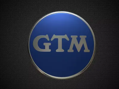 gtm logo 3D model