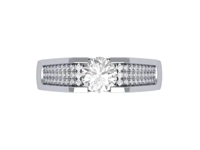 Wedding Ring 3D print model 87