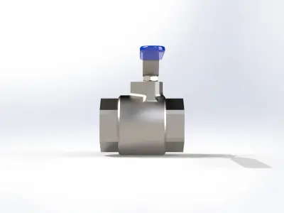 INCH  MANUAL BALL VALVE 3D model