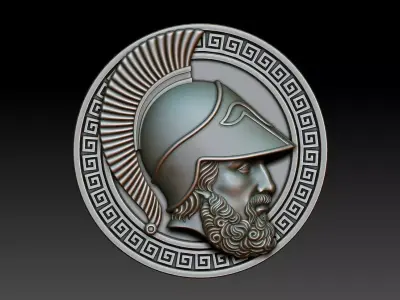 Greek warrior 3D print model