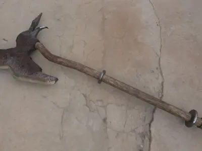 Big Battle Axe Low-poly 3D model
