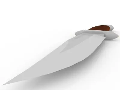Survival Knife 3D model purchase