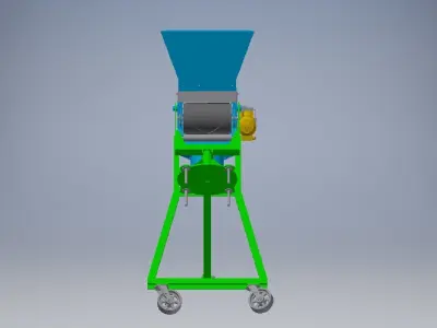 Belt conveyor 3D model 3D model