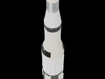 Saturn V Free 3D model