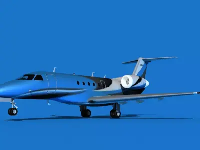 Embraer Praetor 600 V08 3D model