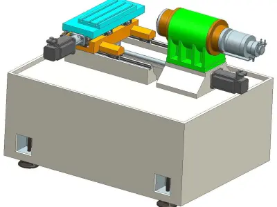 CNC Turning Machine 3D model