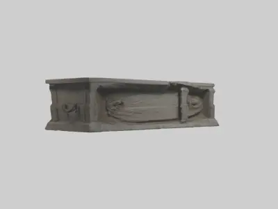 Batteredcoffin Model 1 Low-poly 3D model