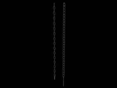 Rusty Chain Low-poly 3D model