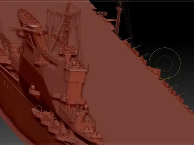 HAKURYU AIRCRAFT CARRIER 3D model