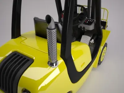 Forklift Truck Model 3D model