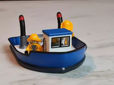 BALLOON POWERED HOVER CRAFT 3D print model