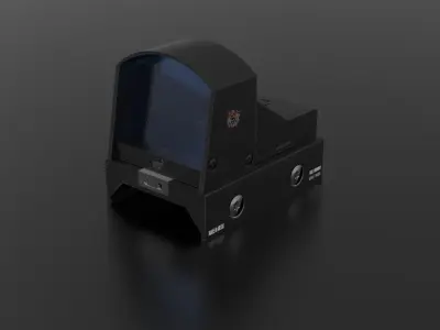 Holomicro Sight Micro Low-poly 3D model