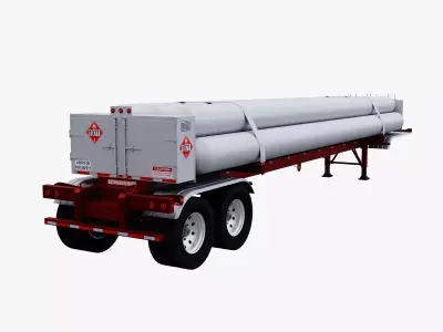 CMW 7 Tube Trailer 3D model