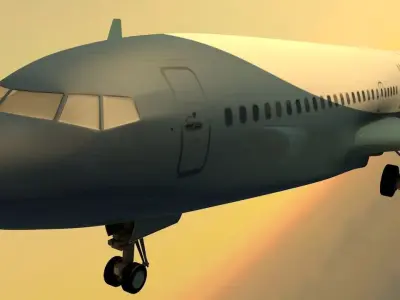 super max737 air plane  3D model