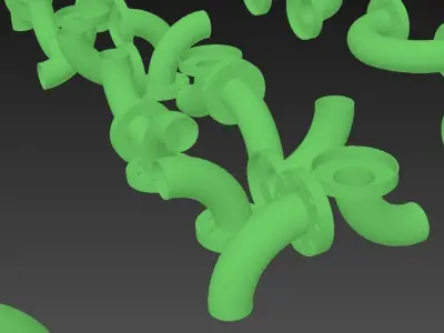 Pipe modular set 3D model