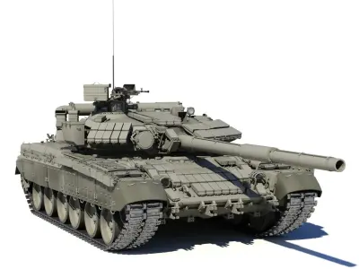 T-80UD 3D model