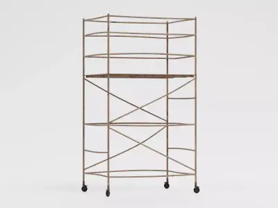 -Old Scaffolding V2- 3D model