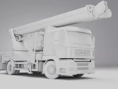 Mobile Crane 3D model