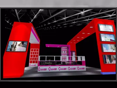 Exhibition - Area - 9X9-3DMAX2009-0131 3D model
