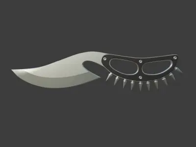 Knife Cobra 1 Free low-poly 3D model